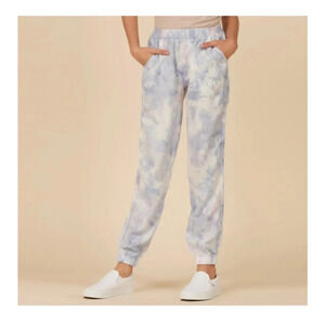 Girls' Vintage Havana Tie Dye Tencel Joggers Size M